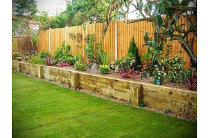 How to use garden sleepers to enhance your garden 