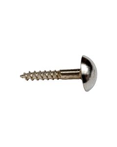 2 1/4 Chrome mirror screws, pack of 4, with rubber washers for mirror protection