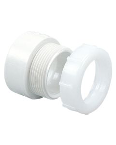 Waste Compression 1.5 inch Coupling (Nut & Ring)