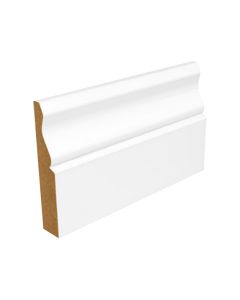 144mm x 18mm MDF Primed Ogee Skirting (5.49m)