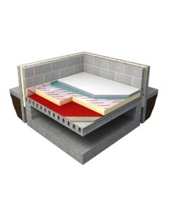 70mm Polyiso Underfloor Insulation (Sheet) 2.4m x 1.2m