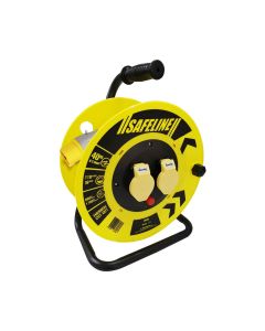 Cable Reel 2 socket 110V - Yellow 40m