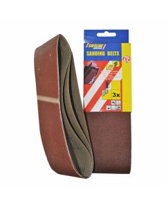 Sanding Belts 100x610mm - Assorted 3pcs