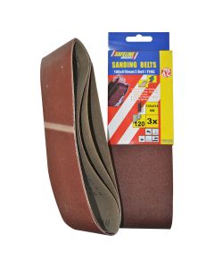 Sanding Belts 110x620mm - 80 Grit 3pcs