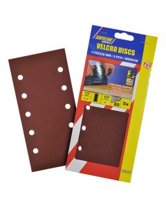 Velcro Sanding Sheet 115x230mm - Medium Grade 5pcs