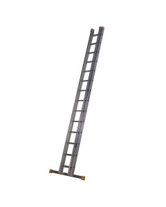 Werner Aluminium D Rung Double Extension Ladder 2.41m-4.08m