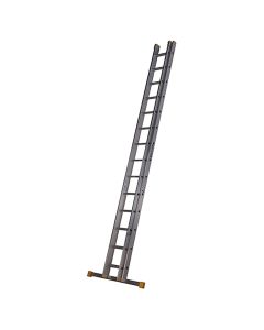 Werner Aluminium D Rung Double Extension Ladder 4.09m-7.16m