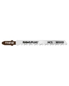 Rawlplug Coarse Jigsaw Blade for Wood Cutting - 5 pcs.