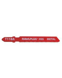 Rawlplug Jigsaw Blade for Soft Steel & Sheet Metal - 5 pcs.