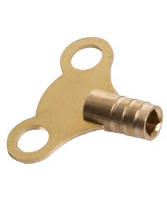 Radiator Vent Key Clock Type - Brass