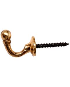 Phoenix Brass Curtain Tie Back Hook