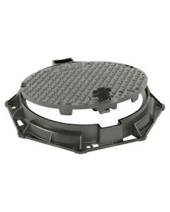 D400 Round Manhole Cover & Round Frame - 600mm