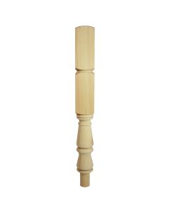 Burbidge Pine Newel Turning 90mm x 90mm x 710mm