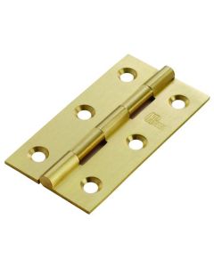 Butt Hinge (Pair) - 76 mm / Satin Brass