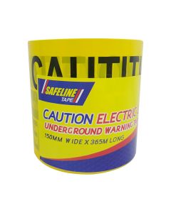 Electrical Cable Warning Tape 150mm x 365m  