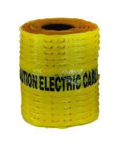 Detectamesh Electrical Cable Warning Tape 200mm x 100mm - Yellow