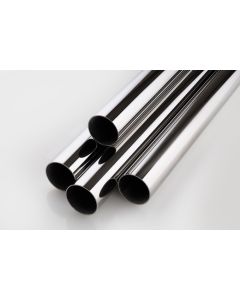 Wardrobe Rail Round Bar 6x3/4 Chrome 