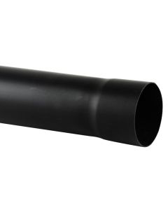 Duct Pipe 110mm x 6m - Black