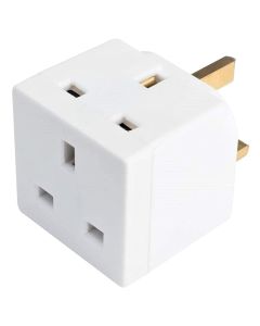 13 Amp 2 Way Adaptor