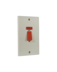 Cooker Switch Long Type Neon 45 Amp