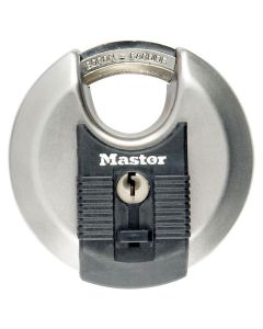 Masterlock Excell Stainless Steel Discus Lock- 80 mm / Silver