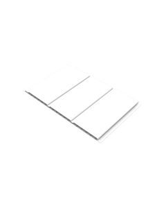 Hollow Soffit 300mm x 5m - White