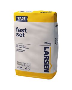 Larsen Trade Fast Set Tile Adhesive - 20 kg / Grey