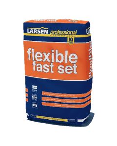 Larsen Flexible Fast Set Tile Adhesive - 20 kg / White