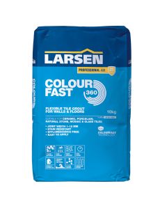 Larsen Professional Colourfast Tile Grout - 10 kg / Grey