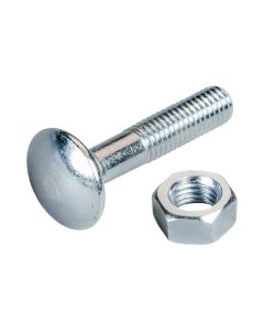 Rawlplug Cup Square Hex Bolt and Nut - M12 x 100 mm