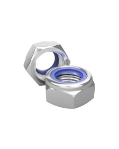 M16 Lock Nut DIN 985 BZP