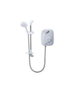 Triton Manual Power Shower - Chrome / White