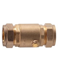 Compression Spring Non Return Valve 1inch - Brass