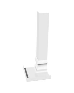 Freefoam Ogee Fascia Internal Corner - White