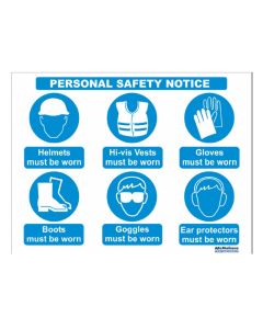 Personal Safety Notice 610x810mm
