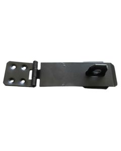 Hasp & Staple 115mm Black