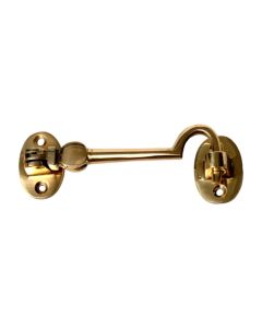 Cabin Hook 100mm Victorian Brass