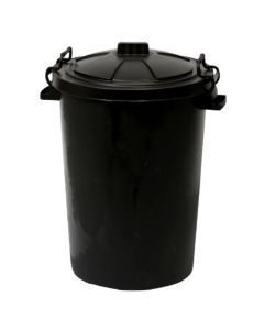 Plastic Dustbin & Lid 80L