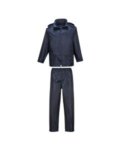 Portwest L440 Essentials Rainsuit - L / Navy