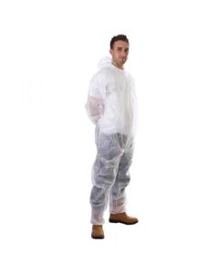 Disposable Boilersuit - L / White