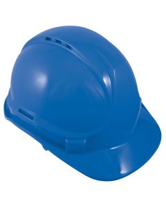 6 Point Harness Safety Helmet - Blue