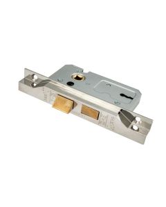 Rebated Mortice Lock 2 Lever 63mm Chrome