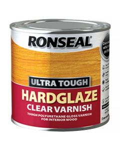 Ronseal Ultra Tough Hardglaze Varnish - 250 ml / Clear