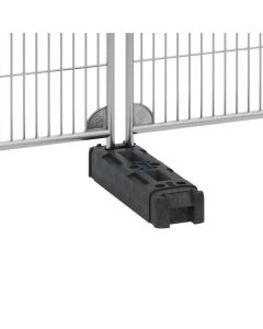 Rubber Fence Foot - 120 mm x 770 mm / Black