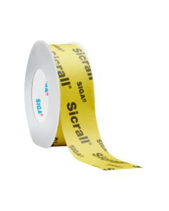 Siga Sicrall 60 Adhesive Tape 60mm x 40m Yellow