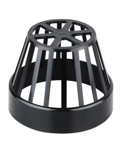 Black Soil Vent Cowl - 110mm 