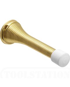 Spring Door Stop Brass (2)