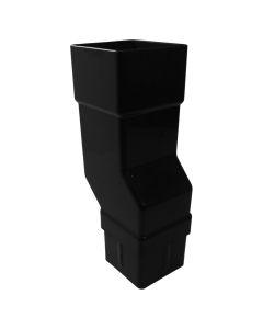 Freeflow Square Downpipe Mini Offset - Black