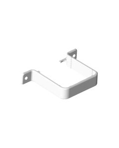 Freeflow Square Downpipe Pipe Clip (Flush) - White