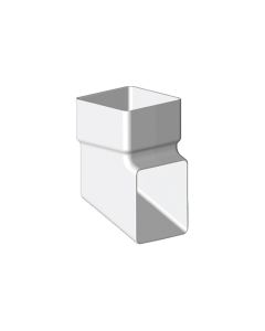 Freeflow Square Downpipe Shoe - White